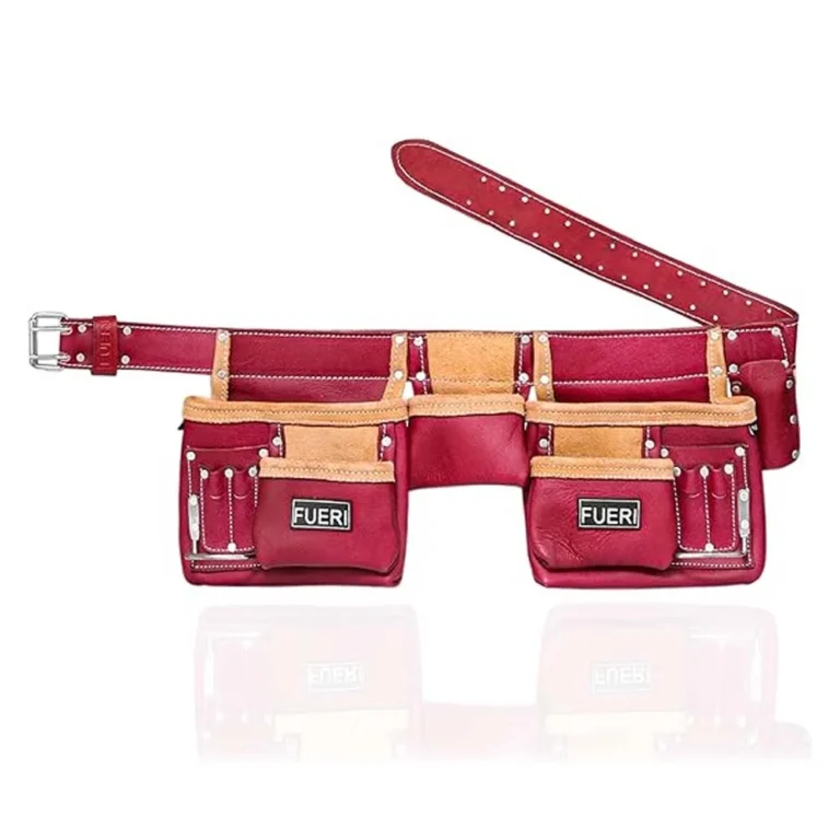 FUERI-Heavy-Duty-Construction-Tool-Belt-11-Pockets-Tool-Pouch-Maroon05